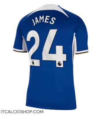 Chelsea Reece James #24 Prima Maglia 2023-24 Manica Corta